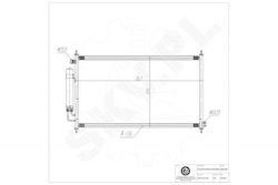 Radiator Climatizare Bmw 4 F33 F83 Honda Fr-v 80110sjf003