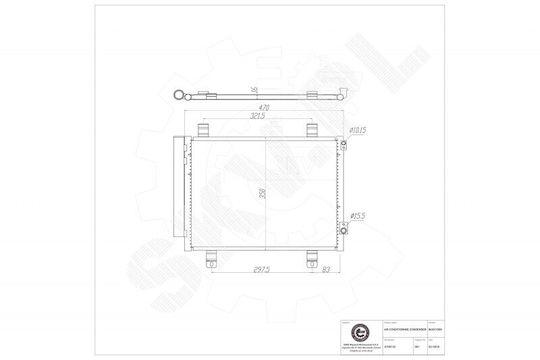Ψυγείο Κλιματισμού Αφυγραντήρα Opel Agila Suzuki Splash 4709132