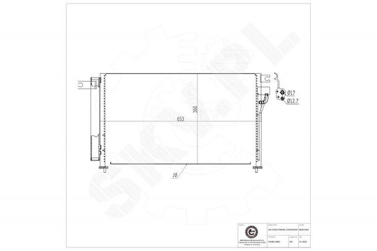 Radiator Climatizare Kia Rio Ii Soul I 976061g000