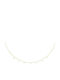 La Petite Story Necklace Silver With Light Blue Zircon