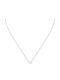 La Petite Story Necklace with Heart Design Made of Silver with Zircon