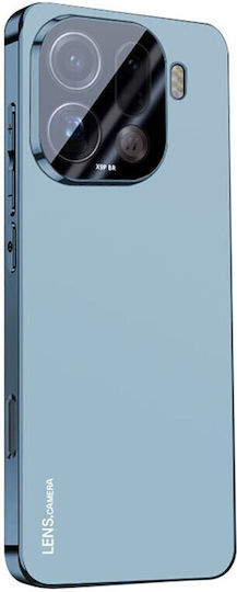 Metal Finish Hard Case Camera Protector Light Blue Oppo Find X9 Pro 5G