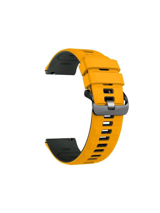 Microcenter New Collection Силиконова каишка Parallel Paths Xiaomi Watch S5 46mm Жълто Сиво