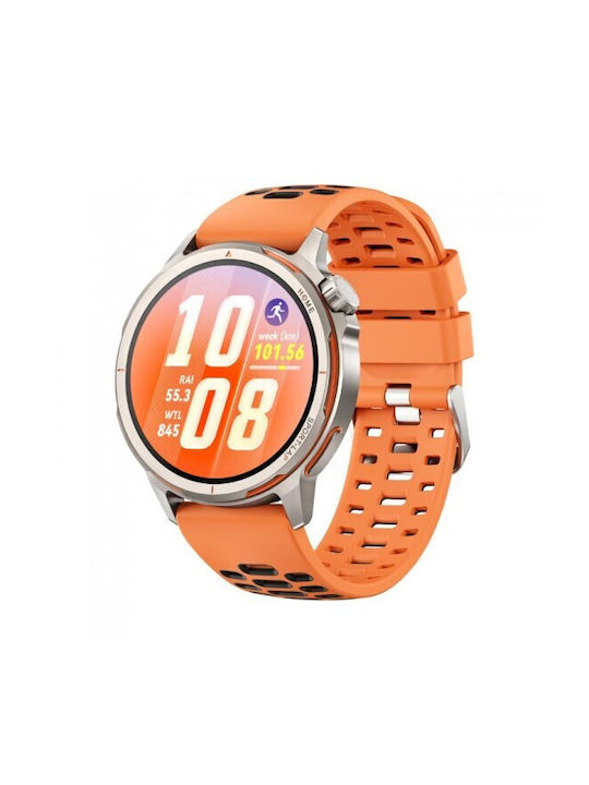 Microcenter Breathable Λουράκι Amazfit Bip 5 46mm 22mm Orange Black Microcenter Breathable Λουράκι Amazfit Bip 5 46mm 22mm Orange Black