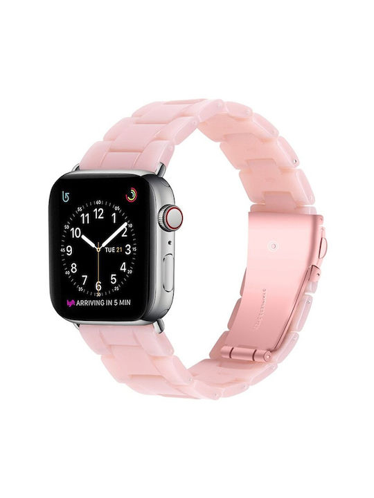 Wearable Strap Resin Bracelet Pink Apple Watch 38 40 41 42mm Series 10 11
