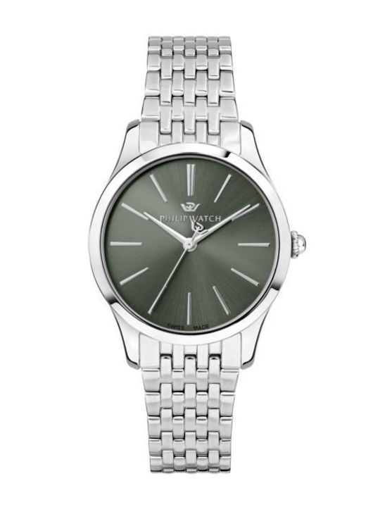 Women's Watch 32mm Battery with Silver Metal Bracelet