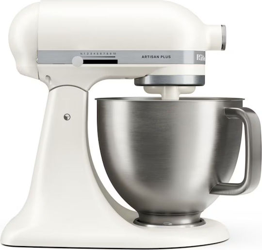 Kitchenaid Artisan Stand Mixer 325W with Stainless Bowl 4.7L White