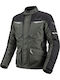Nordcode Senegal V2 Ανδρικό Μπουφάν Μηχανής Cordura 4 Εποχών Αδιάβροχο Μαύρο/Λαδί