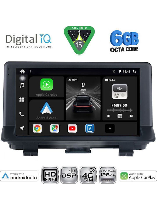 Digital IQ Car Audio System for Audi Q3 2012-2018 Bluetooth USB WiFi GPS Apple CarPlay Android Auto with 9" Touch Screen