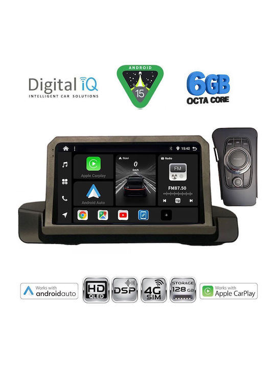 Digital IQ Car Audio System for BMW Series 3 2005-2012 Bluetooth USB WiFi GPS Apple CarPlay Android Auto with 9" Touch Screen