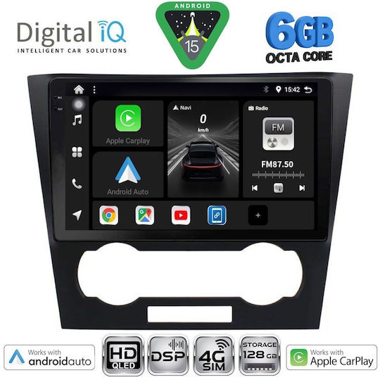 Digital IQ Car Audio System for Chevrolet Epica 2006-2011 (Bluetooth/USB/WiFi/GPS/Apple CarPlay/Android Auto) with 9" Touch Screen
