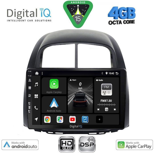 Digital IQ Car Audio System for Daihatsu Sirion 2006-2012 Bluetooth USB WiFi GPS Apple CarPlay Android Auto with 10" Touch Screen