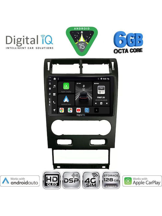 Digital IQ Car Audio System for Ford Mondeo 2003-2006 Bluetooth USB WiFi GPS Apple CarPlay Android Auto with 9" Touch Screen