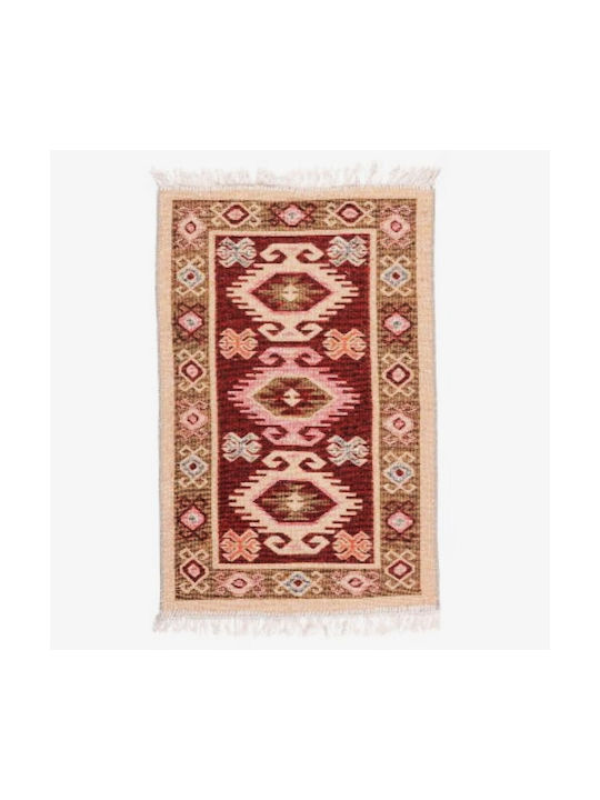 Kotonia Home Χαλί Ορθογώνιο Μπορντό 60x90cm