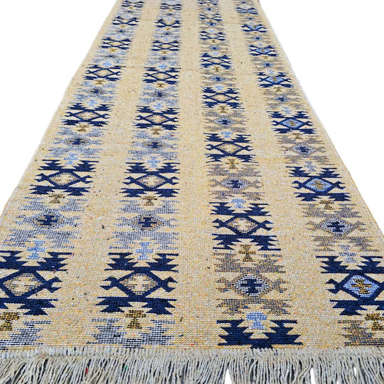 Kotonia Home Χαλί 80x300cm Μπλε