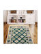 Kotonia Home Wohnzimmer Teppich Rechteckig Grüner 60x90cm