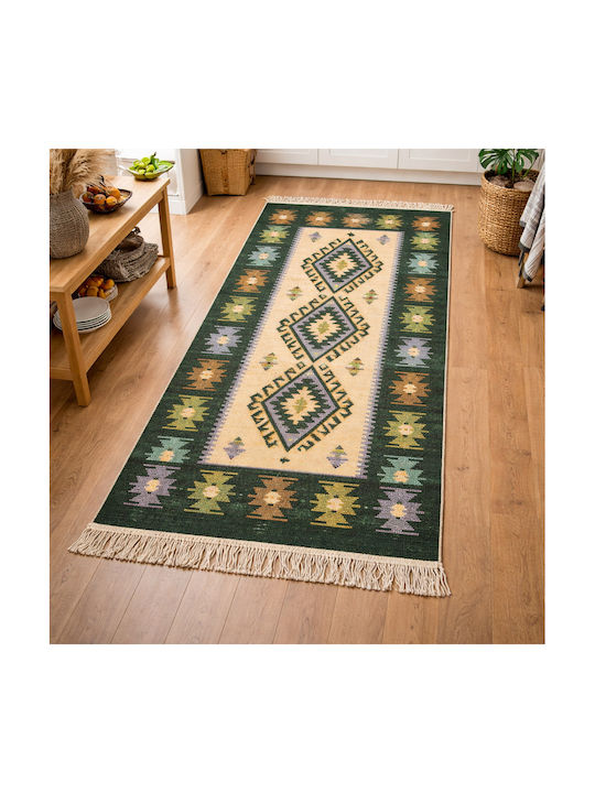 Kotonia Home Wohnzimmer Teppich Rechteckig Grüner 60x90cm