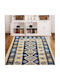 Kotonia Home Wohnzimmer Teppich Rechteckig Blau 60x90cm