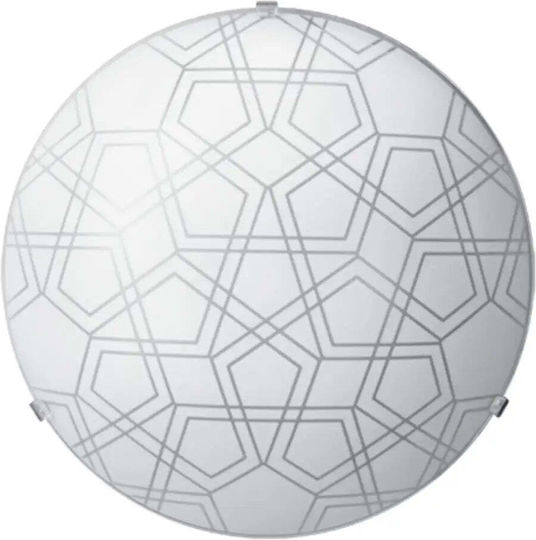 City Lux Таванна Плафониера Бяла