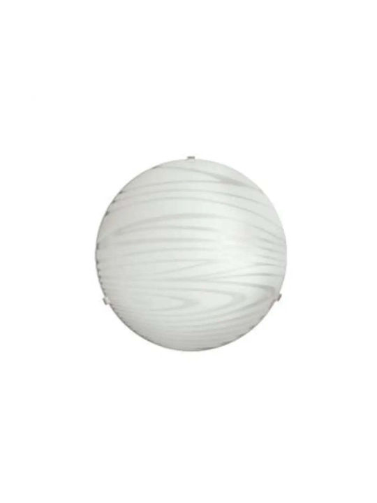 City Lux Plafonieră de Tavan 60cm Albă cu Dulie E27