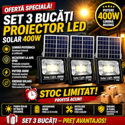 Smart Set 3 Lampi Solare De Drum 400W Cu Senzor De Mișcare Smart Set 3 Lampi Solare De Drum 400W Cu Senzor De Mișcare