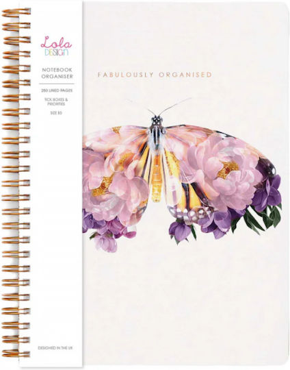 Lola Design Spiral Notebook B5