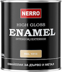 Vopsea Email Lemn Metal Ral 1013 Bej 0.650 L Nerro