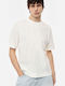 Short Sleeve White Blouse