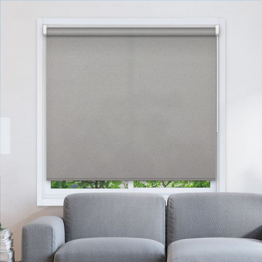 BetterHome Roller Blinds 528008 Partial Blackout Grey W100xH300cm MHB-7004-08-100x300