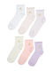 Nike Παιδικά Σοσόνια Jordan Lettuce Edge Pearl Pink 6 Ζευγάρια