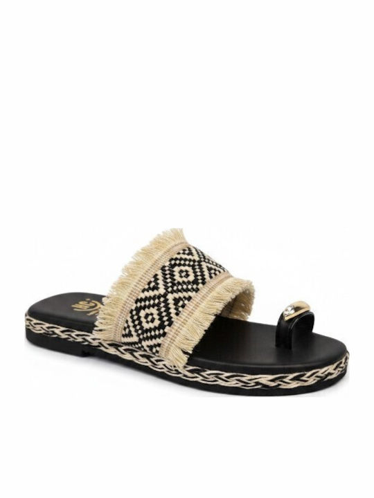 Leather Women's Anatomic Black Sandals