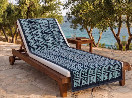 Strandtuch Baumwoll Hellblau 170x90cm 013008011S94-13008019