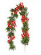 Χριστουγεννιάτικη Γιρλάντα Berries Πλαστική 180cm
