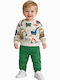 Kids Sweatpants Set Green