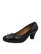 Leather Heels Black