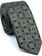 Legend Accessories Set of Men's Printed Ties in Green Colour