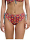 Bikini Slip High Waist with Laces Orange