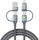 Amorus USB To Type-C Cable Grey 1m 1.54