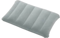 Inflatable Camping Pillow Velour Grey