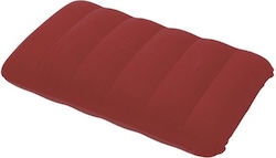 Selbstaufblasendes Campingkissen Velour Rote