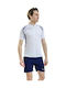 Givova Kit Easy Relax 0304 Summer Sports Set White Navy Unisex Polyester