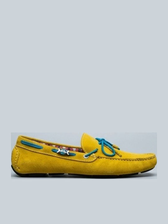 Ανδρικά Loafers σε Κίτρινο Χρώμα