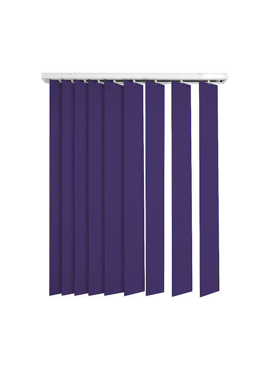 BetterHome Roller Blinds 627049 Partial Blackout Purple Width 140 Height 250cm MHB-7010-49-Vertical-140x250