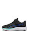 Skyrocket Lite 2 Kinder Sportschuhe Laufen mit Bügel- und Schleifenverschluss Schwarz