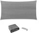 Dalimond Rectangular Grey Shade Sail With Hoop 3x4m 180gr/m²