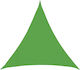 vidaXL Triangle Shade Sail Green 2m