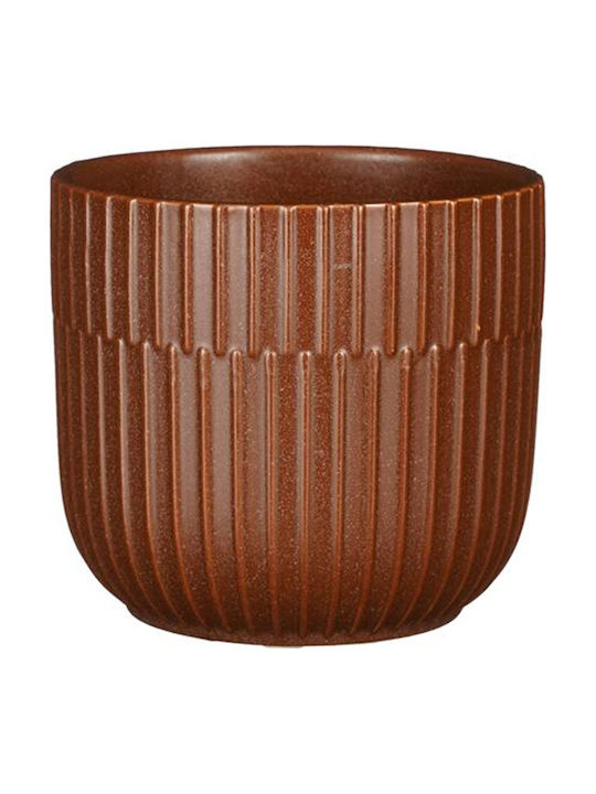 Atmosphera Κασπώ Κεραμικό Καφέ 12.5x12.5x11εκ.