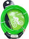 Bicycle Lock Cable Lock with Combination Green