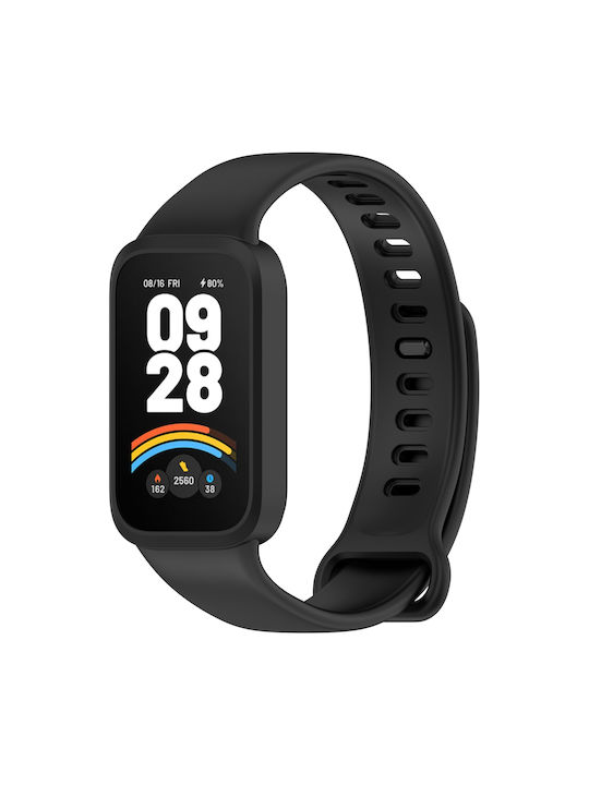 Λουράκι Σιλικόνης Μαύρο (Xiaomi Smart Band 9 Active)