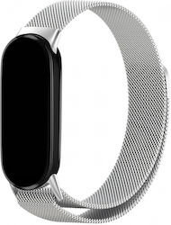 Sonique Λουράκι Ασημί (Smart Band 8 / Smart Band 9 / Smart Band 10)